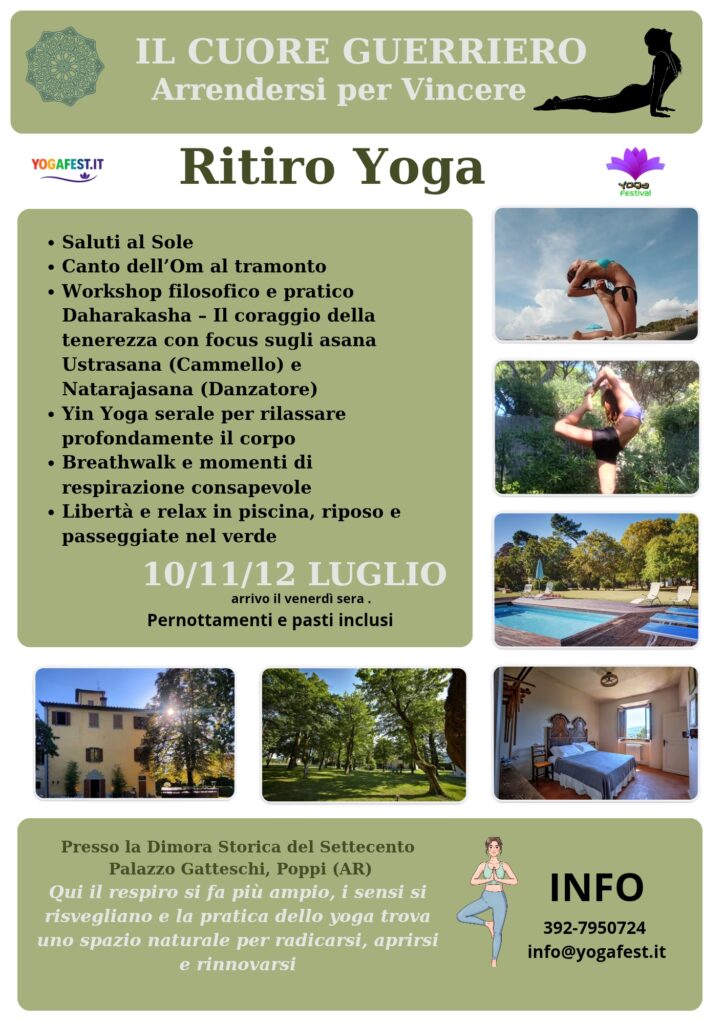 ritiro yoga casentino luglio 2026